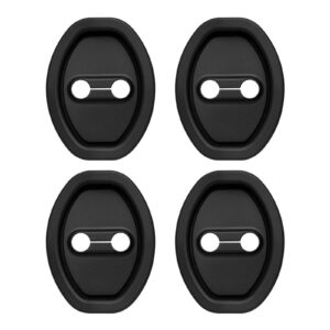Home figpade 4pcs upgraded car door latch guard cover